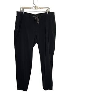 Eddie Bauer Black Pull-On Waist Tie Jogger Pants Women’s Size XL